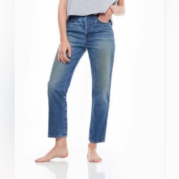 NEW Sandrine Rose x Free People size 30 Straight Fit High Rise Jeans - Picture 3 of 14